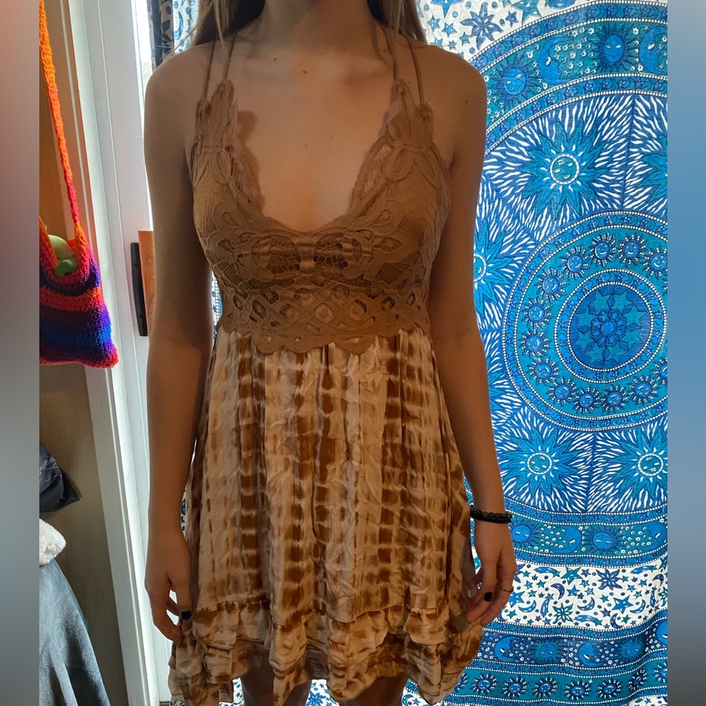 Size small tie dye mini dress.